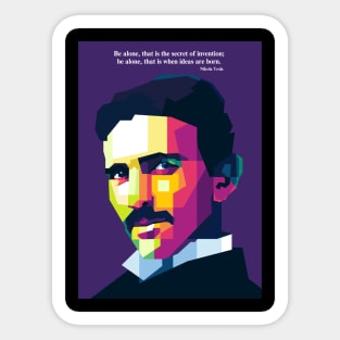 Nikola Tesla Sticker